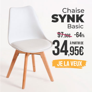 Avec cette offre intérieure, vous ne pouvez pas résister: Chaise Synk Basic
